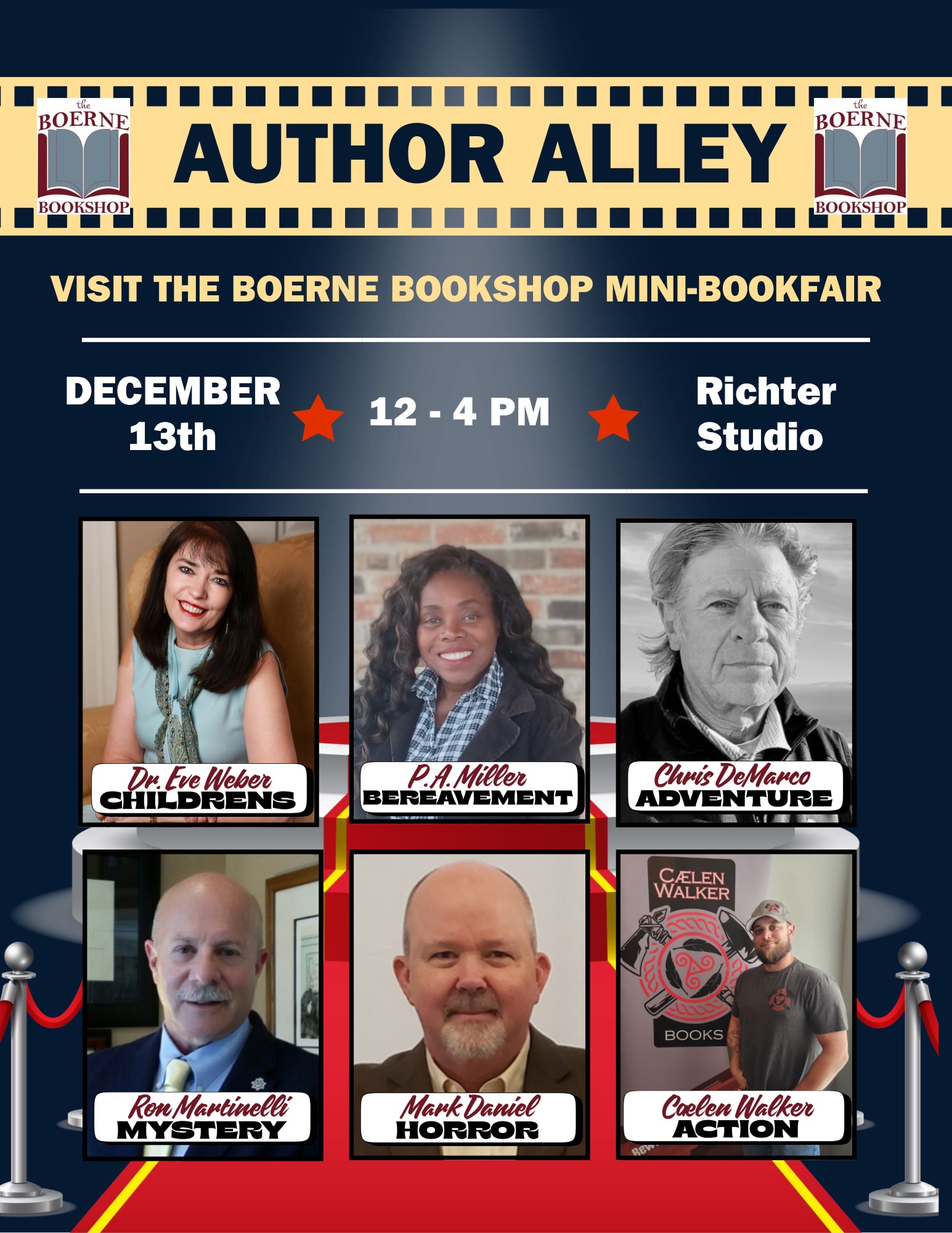 December Author Alley