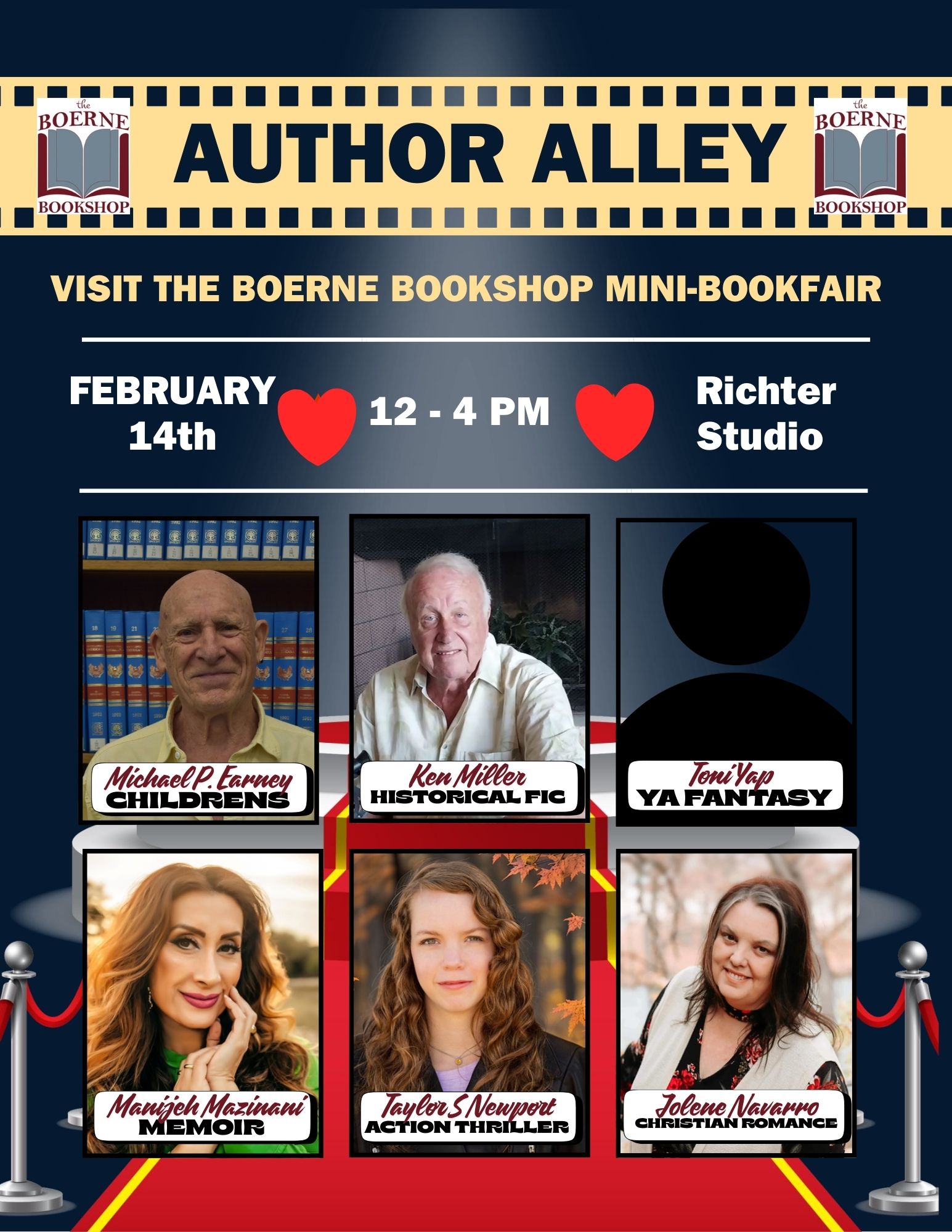 February Author Alley